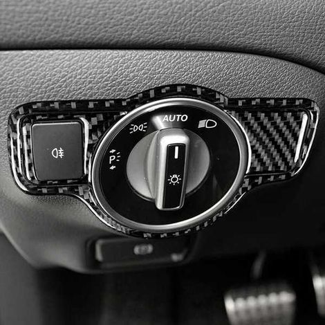 Passend für die Zierleiste des Scheinwerferschalterrahmens der Mercedes-Benz W204 C-Klasse (1/5)