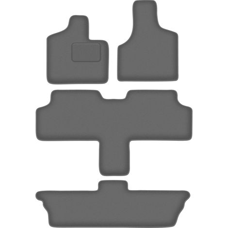Tapis de sol en graphite pour Chrysler Voyager III 7 places (2001-2007) (1/5)