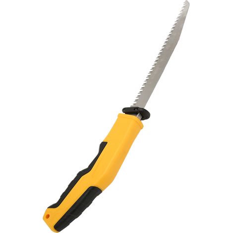 Ensemble de 6 lames de scie à bois (avec poignée), lames de scie alternative en acier rapide antidéflagrant, lames de scie sauteuse adaptées aux métaux et à l'aluminium.