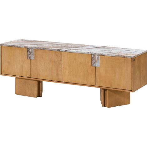 TV-Board Mango 160x40x55 beige lackiert LUGANO 102 (1/4)