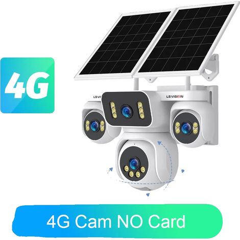 Caméra de sécurité, zoom optique 12X, surveillance à distance, 4G Cam Pas de Carte (1/2)