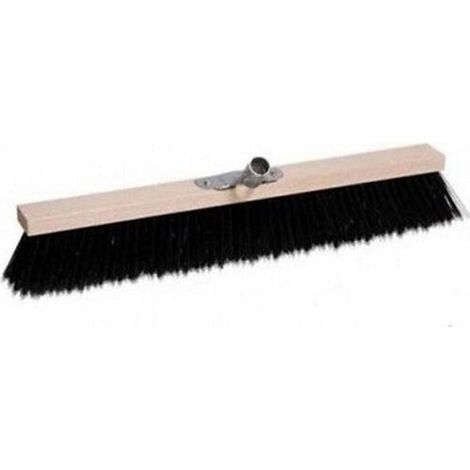 SCOPA SPAZZOLONE INDUSTRIALE CON SETOLE NYLON RIGIDE CM 80 X 8 FERR 283052