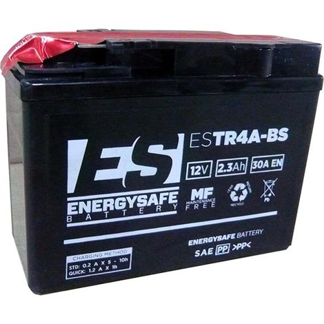 BATTERIA ENERGYSAFE ESTR4A-BS 12V 2.3AH COMPATIBILE CON YTR4A-BS
