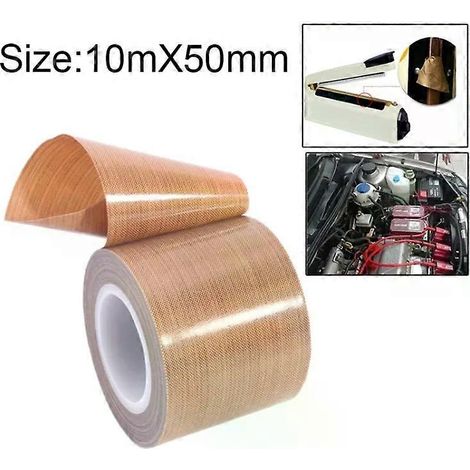 Ruban isolant thermique en téflon résistant aux hautes températures, 10 m x 50 mm (1/5)