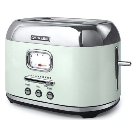 Muse Toaster 2 Schlitze 950W Edelstahl - MS-120AG