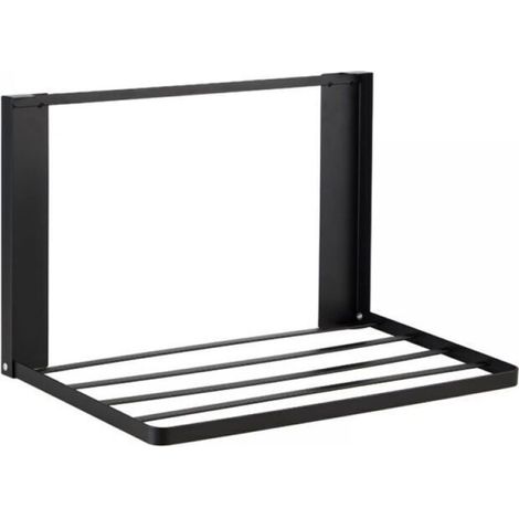 Étagère murale pliable Étagère magnétique pour réfrigérateur Étagère murale pliable de style rétro, idéale pour les salles de bains, les chambres, les salons et les cuisines