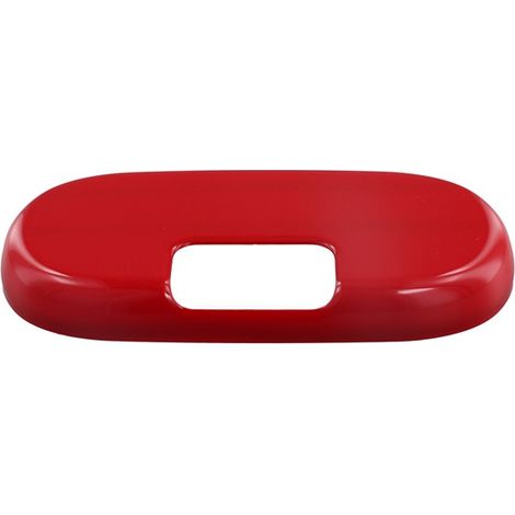 1 Farbe: Rot Material: ABS Dekorative Abdeckung für die Ablagebox der Mittelkonsole im Auto, Kunststoff-Innenschutzset. (1/4)