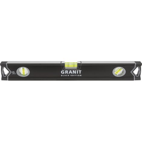 Wasserwaage aus Aluminium, 500 mm, GRANIT BLACK EDITION (1/2)