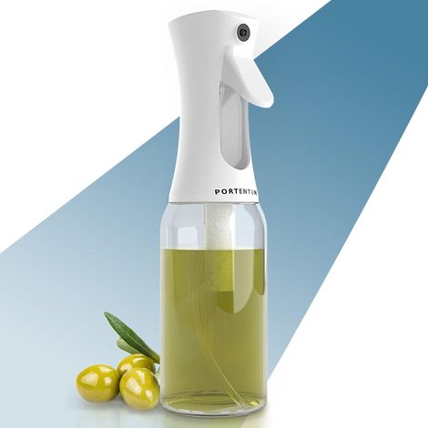 Pulvérisateur d'huile pour friteuse d'air 300ml Spray Huile de Cuisine Anti-goutte, Huière en Verre avec Distributeur Accessoires Friteuse Sans Huile (1/5)