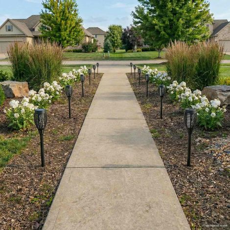vidaXL Outdoor Solar Lights with Ground Spike 12 pcs Warm White (1/5)
