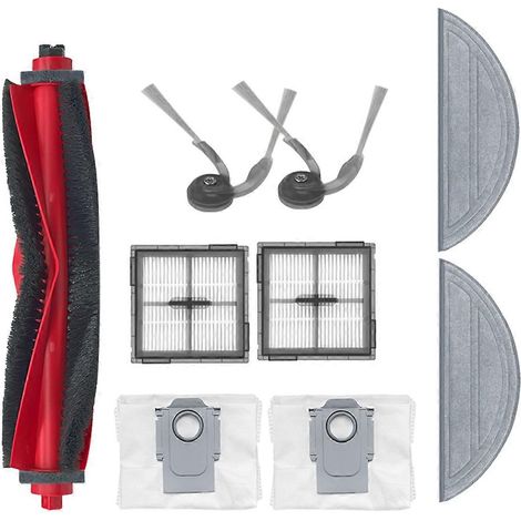 Cepillo principal, cepillo lateral, paño de fregona, bolsa para polvo para aspiradoras de la serie Q10 S5/S5+/X5+/PF/PF+//+Accesorios（） (1/5)