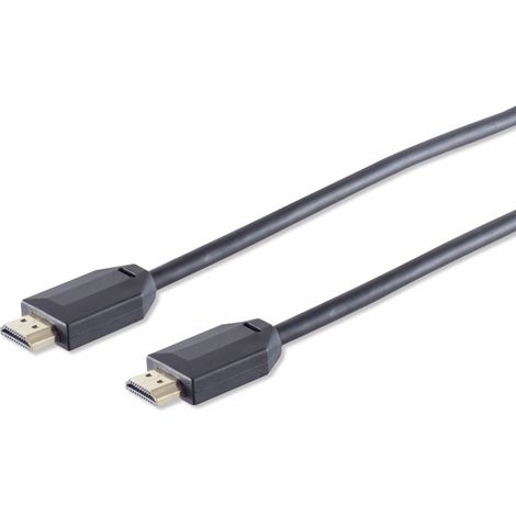 Unbekannt Ultra - HDMI-Kabel (10 K, 0,5 m), schwarz