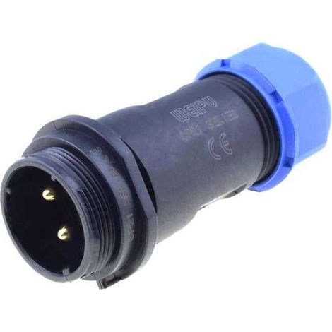 Connecteur Weipu SP2111 mâle 2 Voies