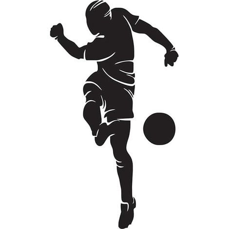 Autocollants Muraux de Ballon de Football Noir en Pvc 3d Autocollants Muraux Auto-adhésifs Faciles à Enlever pour Chambre D'garçon et Filles et Salle de Sport (1/5)