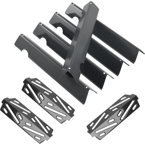 Genesis ii Lot de 300 pièces de barbecue pour Weber Genesis 2 300 E-315 II E-310 II E-330 II S-310 II LX E-340 II E-335 II S-335 II SE-335 Barres aromatisantes et déflecteur de chaleur pour Weber