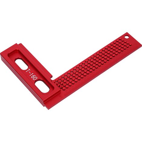 Anreißlineal, Schreinerwerkzeug, Holzbearbeitungszubehör, verschleiß- und rostbeständig, Aluminiumlegierung (1/5)