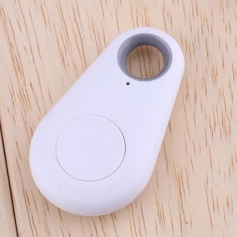 Mini Bluetooth Smart Pet Enfant Localisateur de portefeuille Porte-clés Tracker Tracker Pour iPhone Blanc J01FCE (1/4)