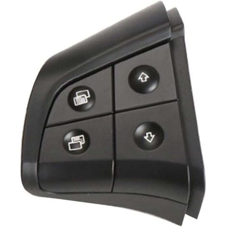 QORVA-Boutons de commande au volant de remplacement pour Mercedes Benz W164 W245 W251 GL350 ML350 R280 B180 B200 B300 ML GL BR-Class (4 boutons noirs à gauche)