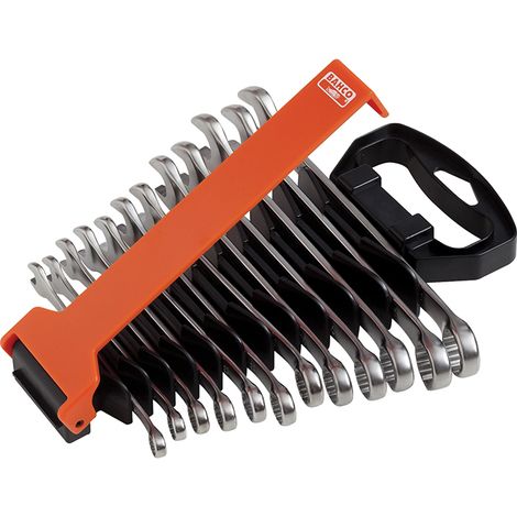 Bahco 111M/SH12 Chrome Polished Combination Spanner Set, 12 Piece BAH111MSET12