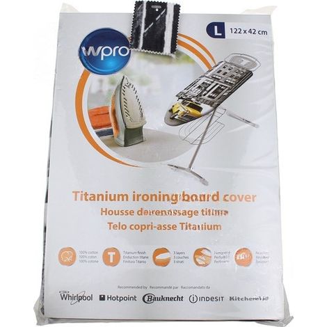 Wpro - housse pour planche a repasser 122x42cm - 484000008534 - (1/2)