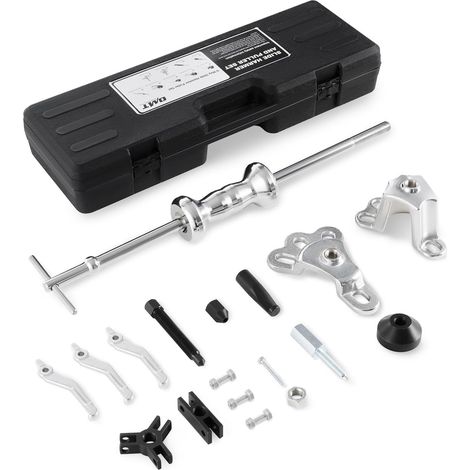 Marteau à Inertie 15 Pièces, Kit d'Arrache Moyeu et Extracteur de Roulement avec Masse de 2,3 kg, Arrache Roulement Intérieur et Extérieur pour Auto et Utilitaire (1/5)