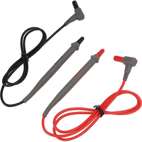 Kit de Câbles de Test Multimètre Fils Silicone Ultra-Fins 2 Couches Sondes de Mesure Électrique (1/5)