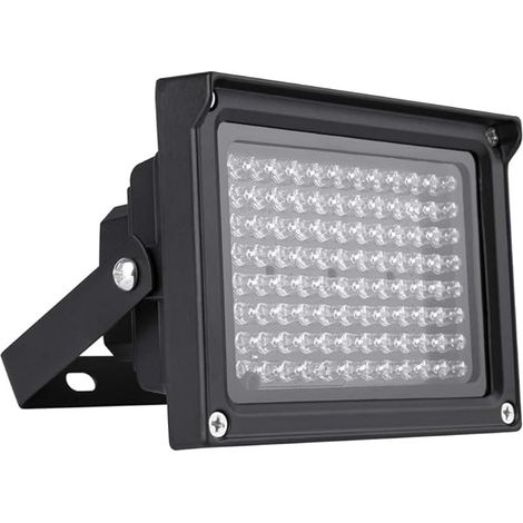 Infrared Illuminator 96 LED 850nm with Sensor 12V Night Vision Waterproof for CCTV Security Camera, Black (1/5)
