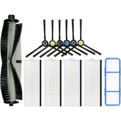 Filtre HEPA à brosse latérale principale pour robots Silvercrest A7, A9S, V8, V8S, X750, X800, X785 et V80 (compatibles avec les modèles SSR1 et SSRA1). (1/5)