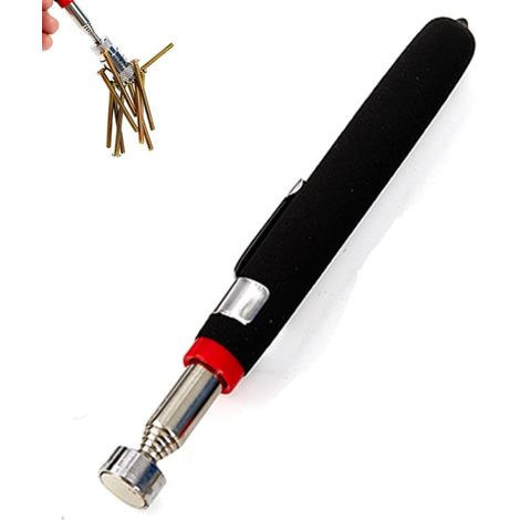 Für Magnet-Retriever-Werkzeug, Magnet-Pickup, Teleskop-Magnet-Pickup-Werkzeug, Teleskop-Magnetwerkzeug zum Auffinden von Metallteilen wie Muttern usw. (1/4)