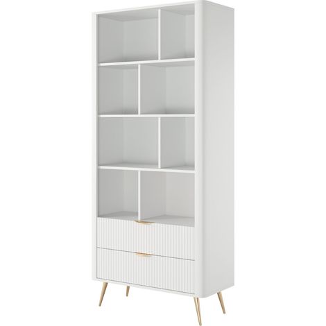 Libreria: Bianco, 88,2 x 38 x 193,8 cm (1/5)