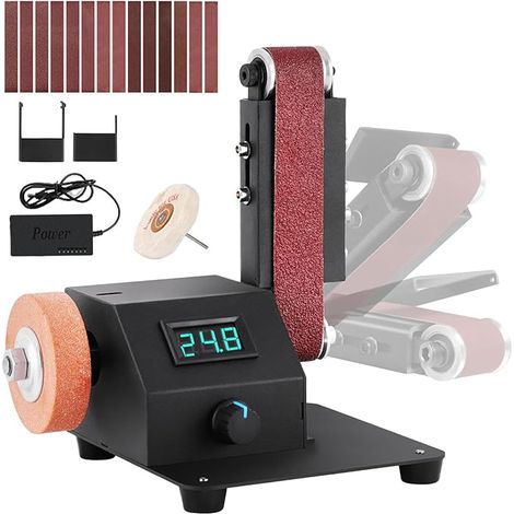 Mini Belt Sander, 350W Electric Sander, Belt Bench Grinder (1/5)