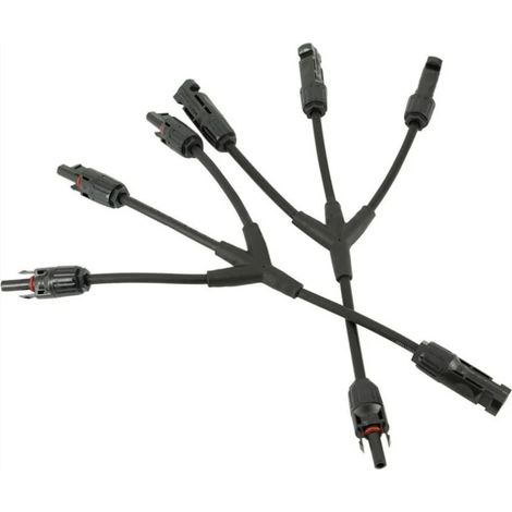 Cable Conector MC4 3 A 1 Flex para 4-6mm2 IP67 IluminaShop