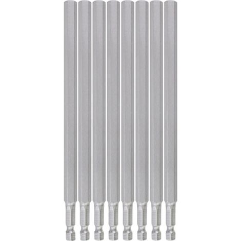 CCYKXA 8-Piece Magnetic Screwdriver Bit Set, Extra Long 200mm Tamper-Proof S2 Steel Screwdriver Bits, 1/4" Hex Shank for Electric and Manual Screwdrivers (1/5)