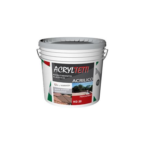 Resina Acrilica Protettiva Rossa Kg.20