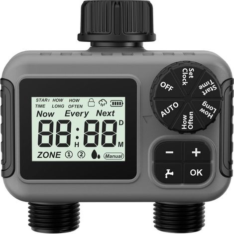 Ce système d'arrosage intelligent pour jardin est doté d'une minuterie d'irrigation automatique, est facile à installer et constitue un élément essentiel pour les jardins de balcon, les fermes et l'ar (1/5)