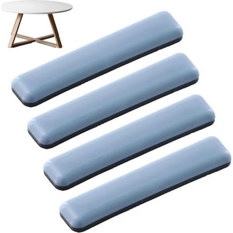 4 patins de protection en téflon pour meubles - Autocollants - 19 x 70 mm, patins de protection pour meubles en téflon, patins pour meubles pour la protection des sols (1/4)