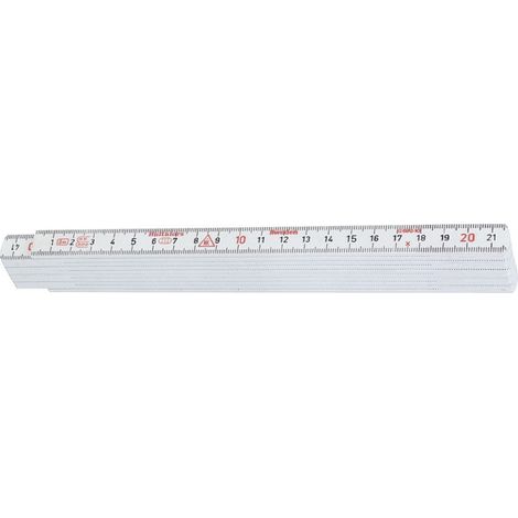 Metro a nastro pieghevole in plastica, bianco, 2 m HULTAFORS