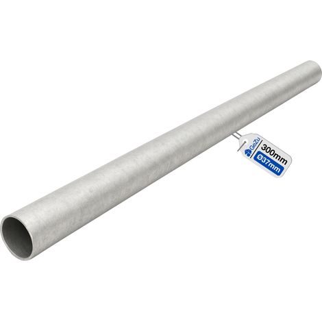 Tube acier rond Ø42 mm – Longueur 300 mm – galvanisé – Revêtement robuste pour rampes, cadres, meubles et construction – GeZu Impex