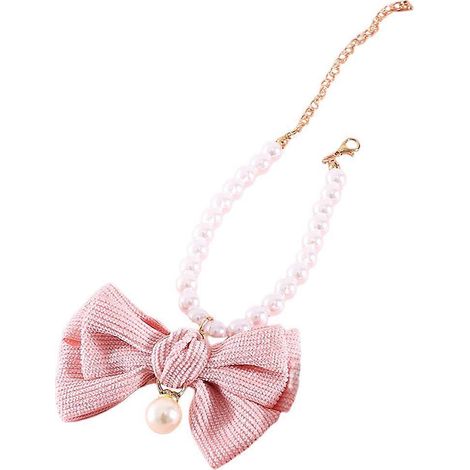 Collar de perlas para gatos y perros, collar con lazo para mascotas (3 unidades) (1/5)