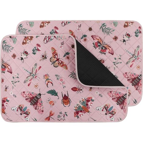 IEUUMLER Lot de 2 Tapis pour Chien Lavable Antidérapant, Puppy Pads Anti-Fuite et Résistante, Réutilisables,Super Absorbant, Antidérapants,alèse pour Chat et Chien EU014 (1/5)