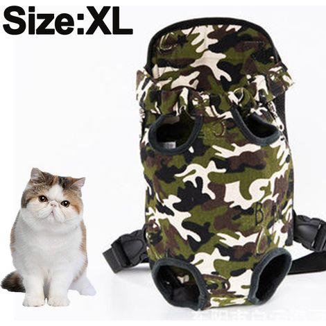 Sac à Dos Pour Animaux De Compagnie - Design Jambes Vers L'Avant - Compatible Avion - Pour Chiens Et Chats De Taille Petite À Grande - 1 Pièce (1/5)
