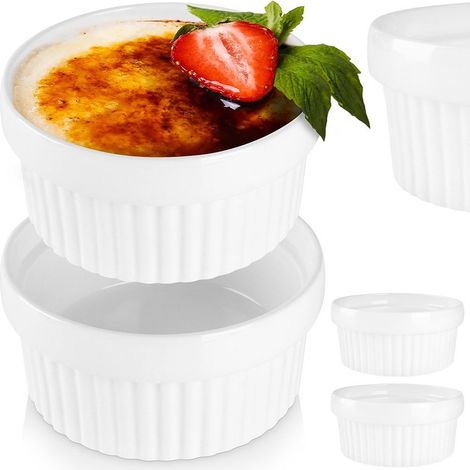 2x Casseruole, ciotole e stampini in ceramica adatti al forno, 250 ml (1/5)