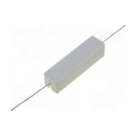Resistencia Bobinada Axial 15R 10W 5% Medidas 48x9,5x9,5mm