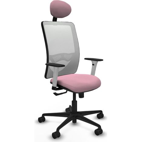 Silla de oficina piqueras y crespo Zulema blanco espuma alta calidad (1/2)