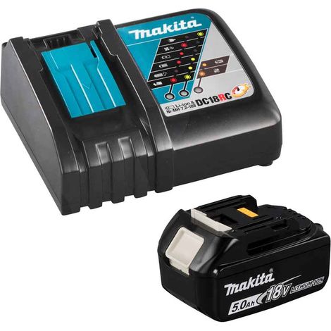 Makita 197624-1Z Kit Energy 1pz BL1850 18V 5,0Ah + Caricabatterie singolo rapido DC18RC (1/6)
