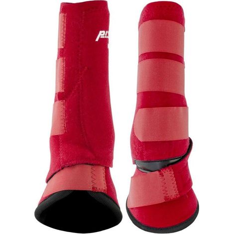 M, Rouge: Bottes combinées en néoprène à l'avant avec attaches tearjaw anatamiques et respirantes avec ventilation air-flow sietma