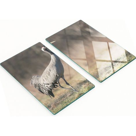 Tableros decorativos multifuncionales de vidrio templado para cocina Czapla 2x30x52 cm