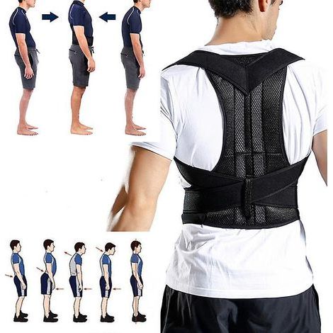 correcteur De Posture Pour Homme Et Femme Avec Harnais Lombaire Correcteur Posture Dos Soulager Les Douleurs Aux Paules, Au Cou Et Au Dos Contient