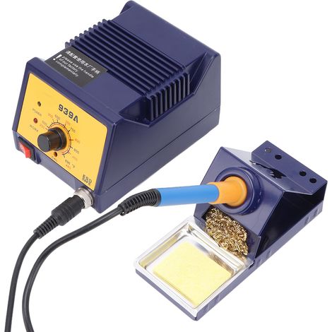 Einstellbare 90-W-Lötstation 939A, 110–220 V digitaler Lötkolben, EU-Stecker, Präzisionslötmaschine (1/5)
