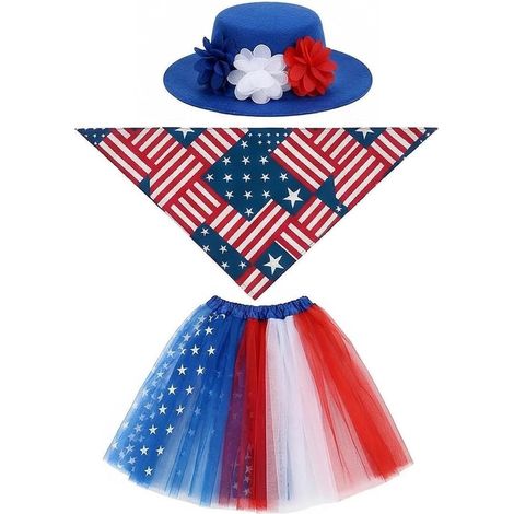 Garten Gänse Outfits USA Motiv Tierstatue Hut Speicheltuch